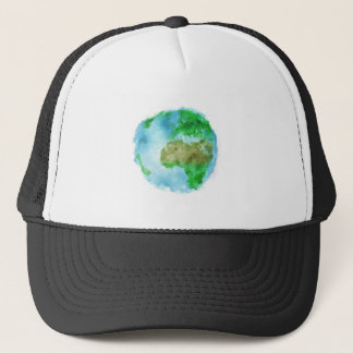 Casquette Terre simple aquarelle