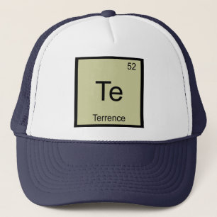 Casquette Terrence Nom Chimie Élément Tableau Périodique
