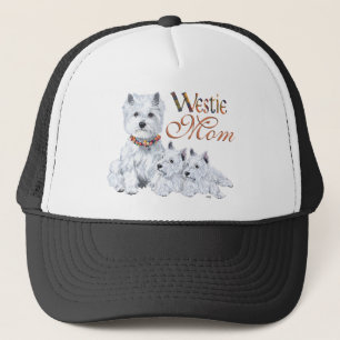 Casquette Terrier Blanc de West Highland Mère & Chiots