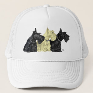 Casquette Terriers écossais noirs et froment