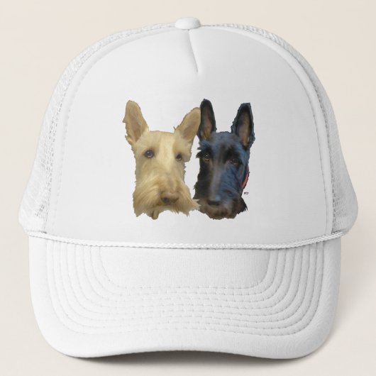 Casquette Térriers écossais roux et noirs (Devant)