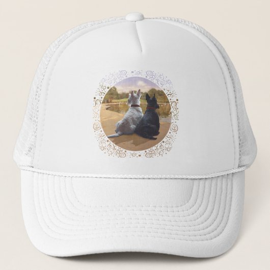 Casquette Terriers écossais roux et noirs (Devant)