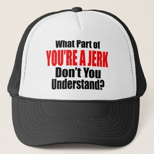 Casquette T'es un Crétin (Devant)