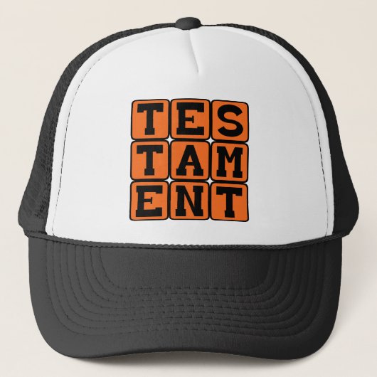 Casquette Testament, Preuve de Fait (Devant)