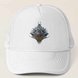 Casquette Tête Alien - Bleu