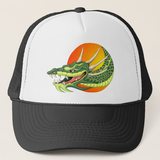 casquette tête de dragon (Devant)
