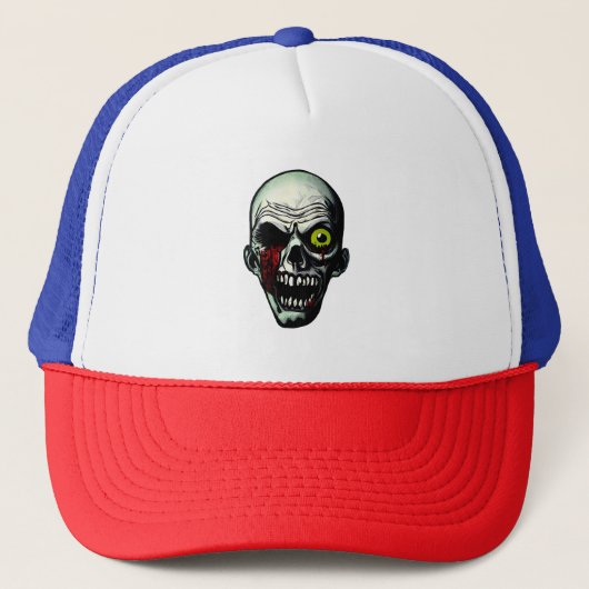 Casquette Tête de zombie (Devant)