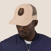 Casquette Tête d'ours empaillée montée Graphique (En situation)