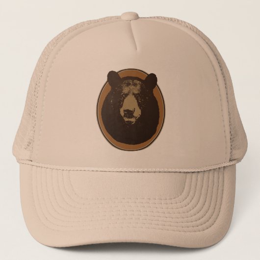 Casquette Tête d'ours empaillée montée Graphique (Devant)