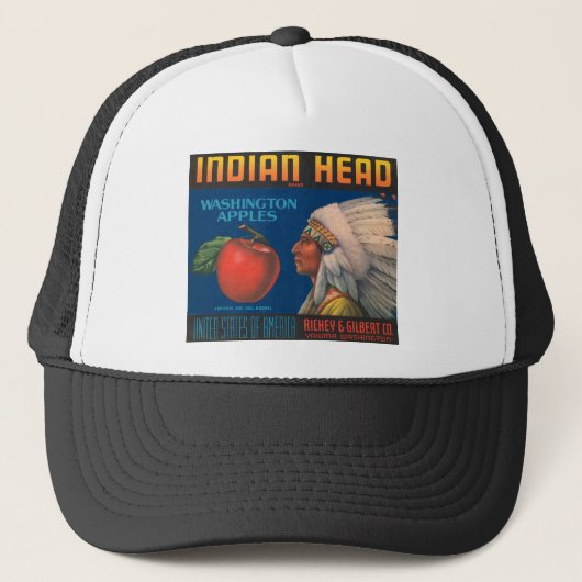 Casquette Tête indienne (Devant)