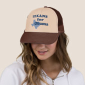 Casquette Texans pour Obama (En situation)
