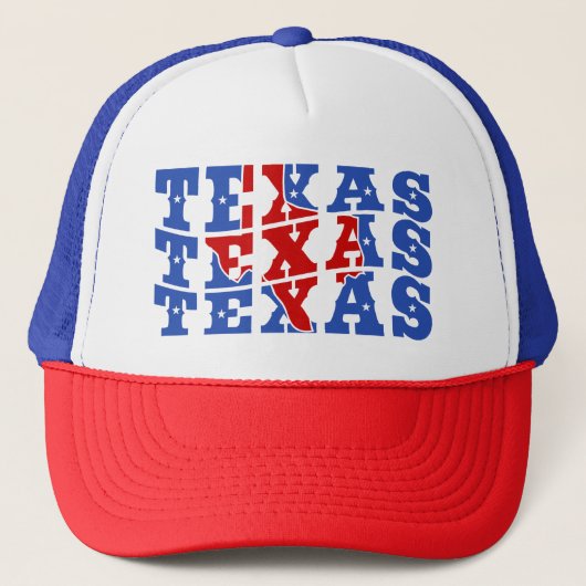 Casquette Texas Patriotic State Love USA Trucker Hat (Devant)