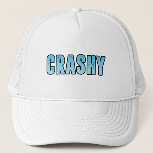 Casquette Texte d'argot écrasant (Devant)