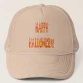 Casquette Texte de squash d'Halloween (Devant)