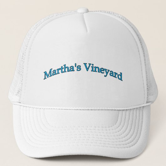 Casquette Texte de voûte de Martha's Vineyard (Devant)