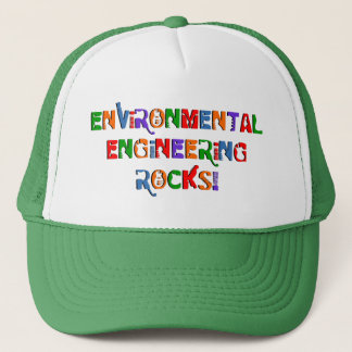 Casquette Texte des roches d'ingénierie de l'environnement
