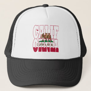 Casquette Texte du drapeau californien