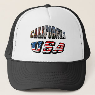 Casquette Texte du drapeau de la Californie
