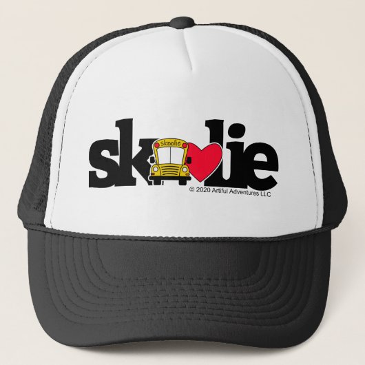 Casquette Texte du skoolie (Devant)