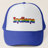 Casquette texte Indiana Rainbow (Devant)