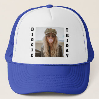 Casquette Texte minimaliste "Biggie vendredi" et photo perso
