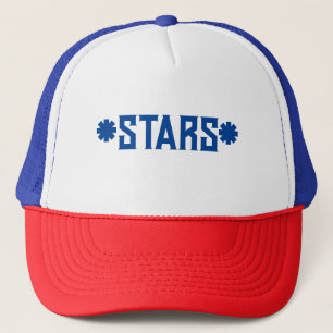 Casquette Texte Nom d'Étoiles Belle Couleur Rouge/Blanc/Bleu