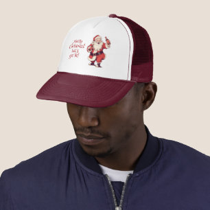 Casquette Texte personnalisé amusant Drunk Père Noël