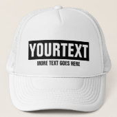 Casquette Texte personnalisé et couleur Modèle femmes Mens B (Devant)