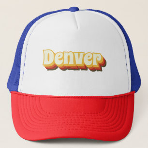 Casquette Texte Vintage de Denver Retro