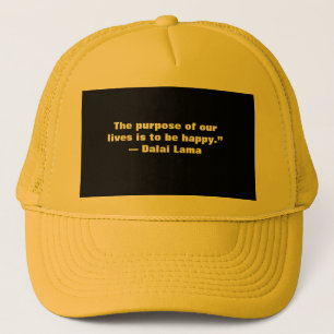 Casquette Textes de citations noirs et petits