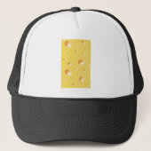 Casquette Texture jaune de fromage suisse (Devant)