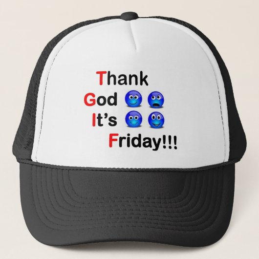 CASQUETTE TGIF (Devant)