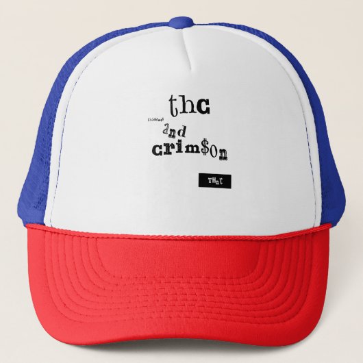 Casquette thaddeus & crimson (Devant)