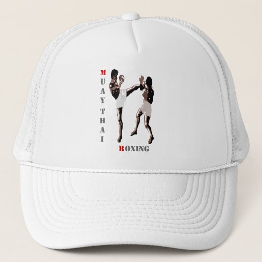Casquette thaïlandais de boxe de Muay (Devant)