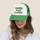 Casquette Thankin sur Drankin (En situation)