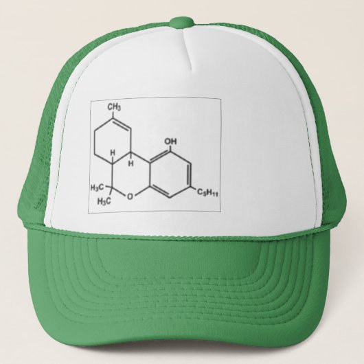 Casquette THC par conception (Devant)