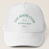 Casquette The Book Club Green Crest Lire Discuter Répéter (Devant)
