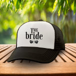 Casquette The Bride Newlywed Wedding Bachelorette Party<br><div class="desc">The bride trucker hat for engagement / bachelorette party festivities.  Also great for newlywed wife as a honeymoon accessory.</div>