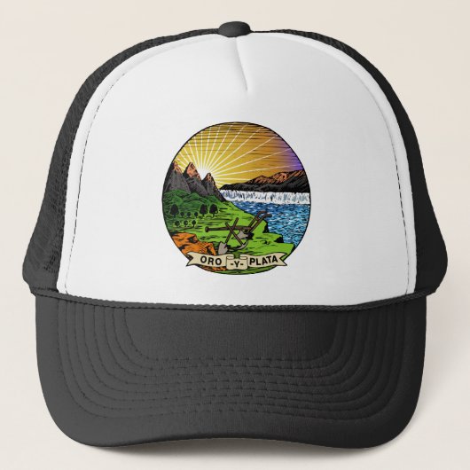 Casquette Thème 01 de drapeau du Montana (Devant)