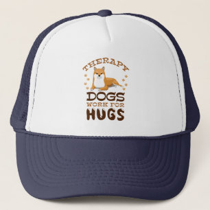 Casquette Thérapie Chiens travail pour les porcs