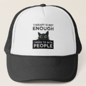 Casquette Therapy Is Not Enough - I Need To Bite People (Devant)