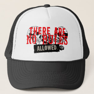 Casquette There are no rules allowed crane tete de mort skul