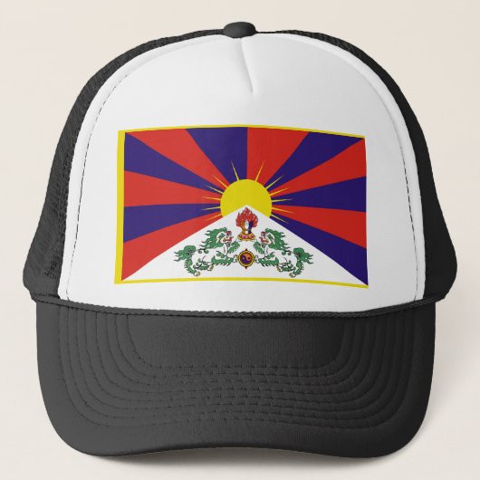 Casquette Tibet flag - Snow Lion Flag (Devant)