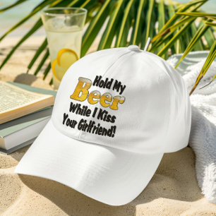 Casquette Tiens ma bière petite amie