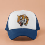 Casquette Tiger Portrait Faux Sequin look tendance<br><div class="desc">Cette conception peut être personnalisée en choisissant l'option Modifier la conception. Vous pouvez également transférer sur d'autres objets. Contactez-moi à l'adresse colorflowcreations@gmail.com ou utilisez l'option conversation en haut de la page si vous souhaitez avoir cette conception sur un autre produit ou si vous avez besoin d'aide pour cette conception. Je...</div>