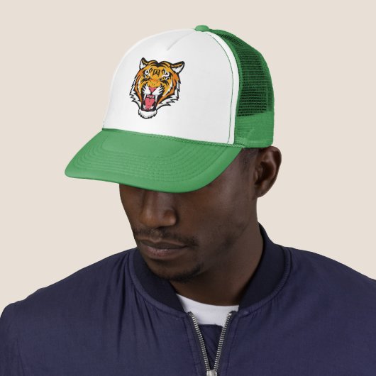 Casquette Tigre torche tête-25818 (En situation)
