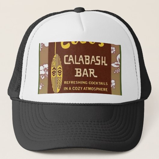 Casquette Tiki Art - Cocos Calabash Bar (Devant)