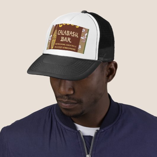 Casquette Tiki Art - Cocos Calabash Bar (En situation)