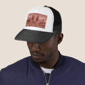Casquette Timbre 1950 de chemin de fer de Casey Jones (En situation)