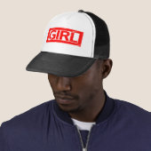 Casquette Timbre de fille (En situation)
